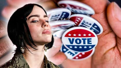 Billie Eilish warning on vote